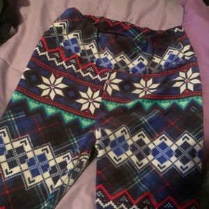 Christmas patterned leggings